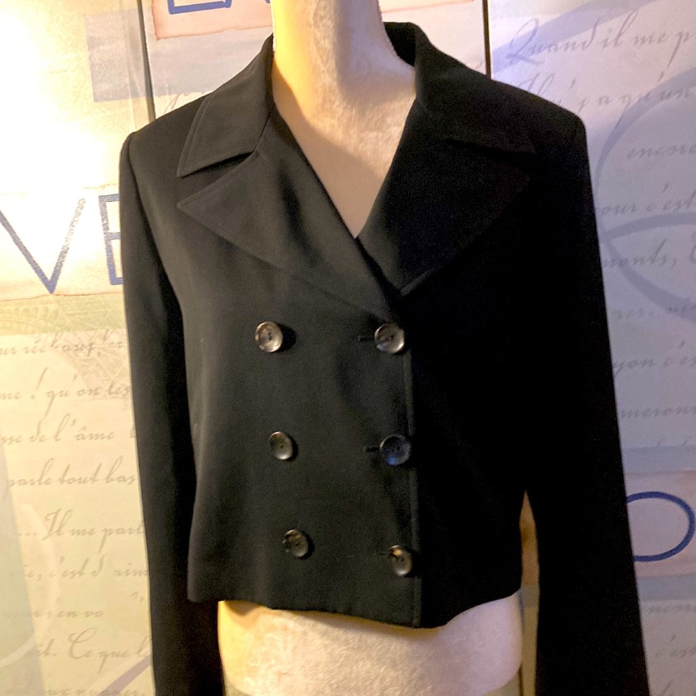 Harvey Bernard Black Jacket SZ 14, Fits 12-14